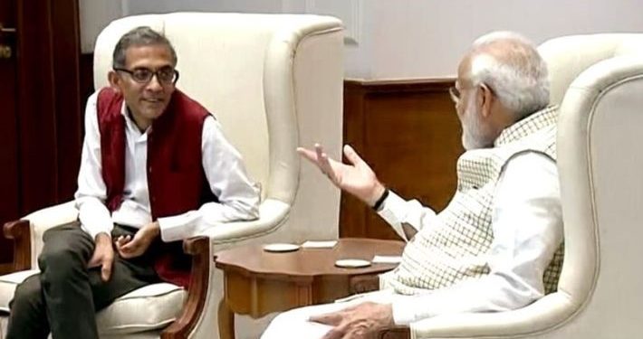 PM with Abhijit Benarjee