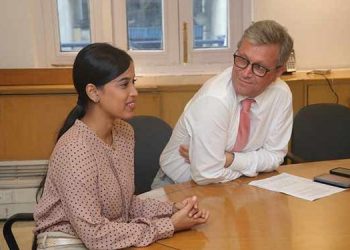 Assamese College Girl led British Deputy High Commission for a day