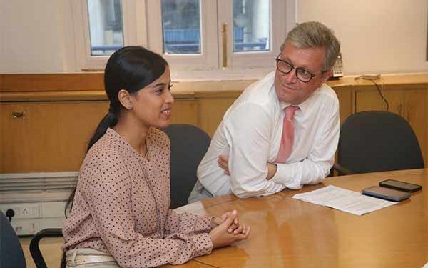 Assamese College Girl led British Deputy High Commission for a day