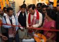 Chief Minister Sarbananda Sonowal inaugurating Jengraimukh Model Hospital at Ujani Majuli on 12-11-19. pix by UB PHOTOS