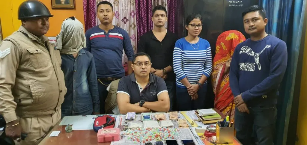 কাচাৰত ২০ লাখতকৈ অধিক মূল্যৰ নিষিদ্ধকৃত ড্ৰাগছ জব্দ; ৪জনক আটক