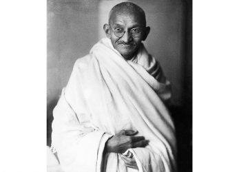 Rare studio photograph of Mahatma Gandhi taken in London England UK at the request of Lord Irwin 1931
