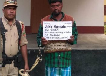 ওৰাং ৰাষ্ট্ৰীয় উদ্যানত দুৰ্ধৰ্ষ গঁড় চিকাৰী আটক