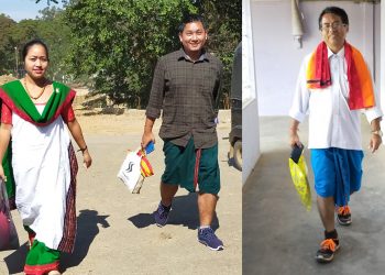 চৰকাৰী নিৰ্দেশ : প্রথমটো সোমবাৰতে পৰম্পৰাগত পোচাকত কাৰ্যালয়লৈ আহিল কৰ্মচাৰী
