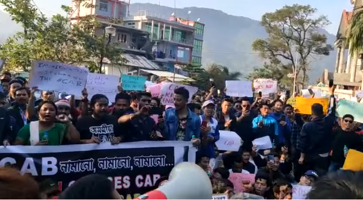 CAB Protest Arunachal