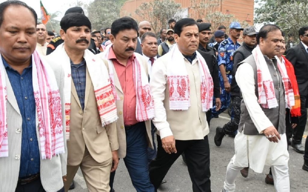 Amid anti-CAA storm, Assam BJP takes out "Silent Rally'' in Nalbari
