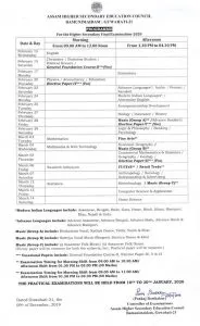 HS Final Exam
