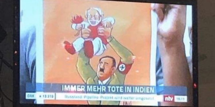 Modi is son of Hitler
