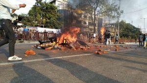Assam is in turmoil, protesters lay siege around Dispur, Assam’s capital
