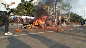 Assam is in turmoil, protesters lay siege around Dispur, Assam’s capital