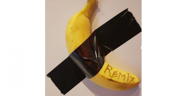 Italian satirical artist Maurizio Cattelan's Banana art sells for $120,000 in Miami Beach