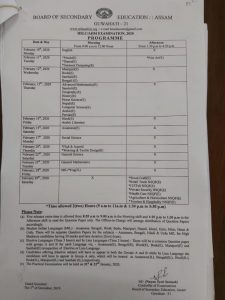 Metric Exam List