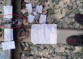 Upset man cuts railway track in UP