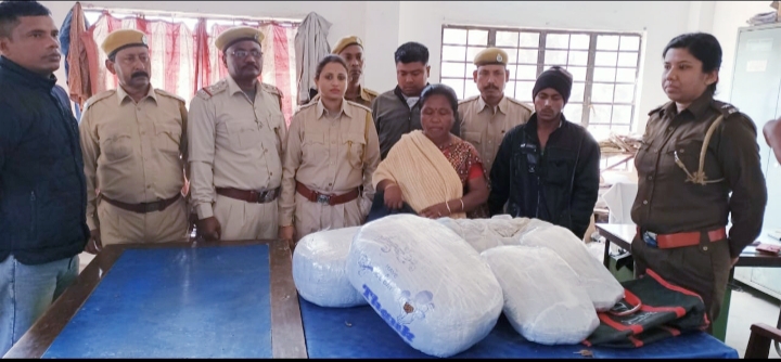 Banned cannabis seized, three including a woman held in Assam's Darrang District
