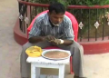 Sand Man: This man lives off sandy soil