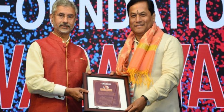 Swarajya Awards For 2020: Assam CM Sonowal receives Dr SP Mukherjee Award for Politics