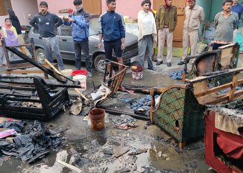কলিতা জনগোষ্ঠী সন্মিলনৰ সাধাৰণ সম্পাদক ঘৰত ভয়ংকৰ অগ্নিকাণ্ড