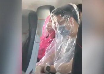 Air passengers take to plastic fearing Coronavirus