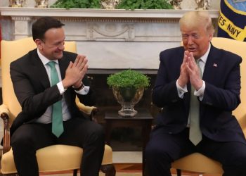 Namaste takes handshake's place in Trump-Varadkar meeting