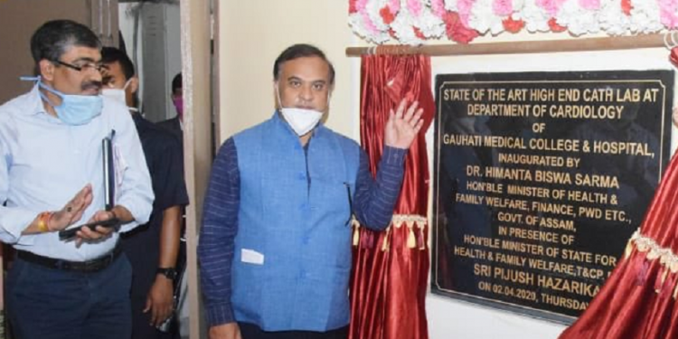 Assam minister Himanta Biswa Sarma inaugurates Cath lab, ICU ward in GMCH