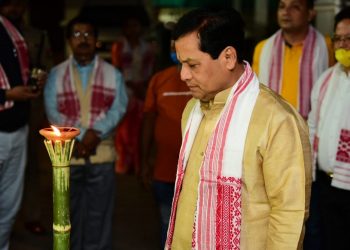 Unity against COVID-19: Assam lights diya in response to CM Sonowal's call