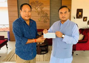 ক’ৰ’না প্ৰতিৰোধৰ বাবে ৰাজ্য চৰকাৰলৈ বিশ্বজিৎ দৈমাৰীৰ ১ লাখ টকাৰ বৰঙণি