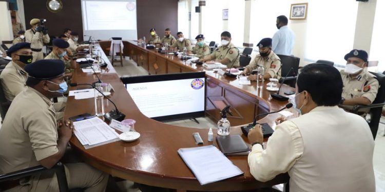 CM Sonowal holds review meeting with Upper Assam SPs in Dibrugarh