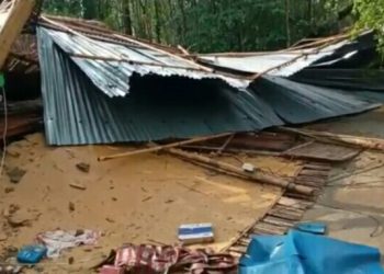 তিতাবৰত প্ৰচণ্ড ধুমুহা; বহু পৰিয়ালৰ বাসগৃহ লণ্ডভণ্ড হোৱাৰ লগতে মৃত্যু হ’ল বহু পশুধনৰ