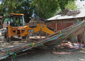 মহানগৰীৰ ভূতনাথত বাঁহৰ বজাৰ আৰু পুৰণি ছাগলীৰ বজাৰত প্ৰশাসনৰ উচ্ছেদ