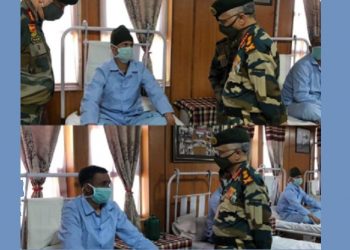 গলৱান উপত্যকাত বীৰৰ দৰে যুদ্ধ কৰা ভাৰতীয় সেনা বাহিনীৰ জোৱানক সাক্ষাৎ স্থল সেনা প্ৰধানৰ