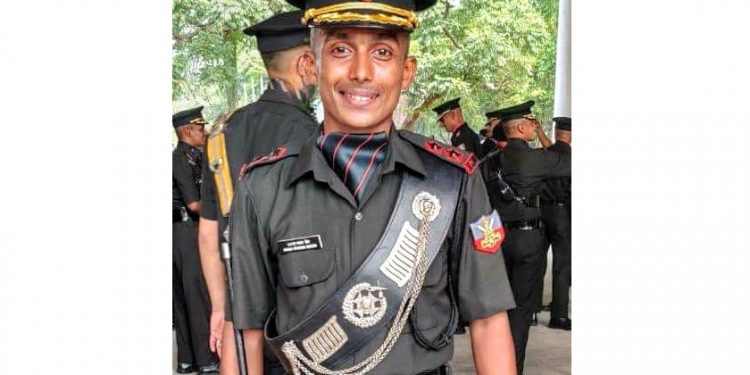 Bokakhat's Akash Shravan Ghosh commissioned as a Lieutenant of Indian Army