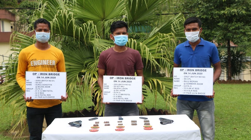 Three ULFA-I cadres nabbed in Arunachal Pradesh