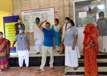 শিৱসাগৰ অসামৰিক চিকিৎসালয়ত বহিঃ জিলাৰ প্ৰাৰ্থীক নিযুক্তি দিয়াকলৈ প্ৰতিবাদ