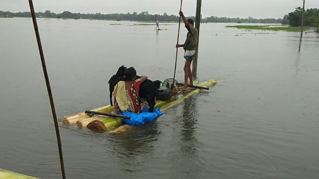 Flood situation grim in Assam's Uttar Abhayapuri