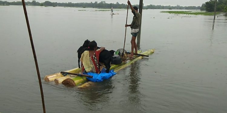 Flood situation grim in Assam's Uttar Abhayapuri