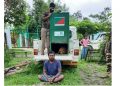 বানপানীত অসহায় প্ৰাণীকুল; বিশ্বনাথত জীৱন্ত খটীয়া পহুৰ সৈতে এজন লোকক আটক