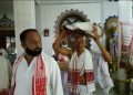 টীয়কৰ ঐতিহাসিক ঢেকীয়াখোৱা বৰনামঘৰত মহাপুৰুষ মাধৱদেৱৰ জন্মজয়ন্তী উদযাপন