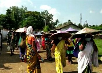 মৰিয়নী কঠালগুৰি চাহ বাগিচাত চাহ মজদুৰ সংঘৰ প্ৰতিবাদী কাৰ্য্যসূচী
