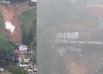 গুৱাহাটীত ৰাজভৱনলৈ যোৱা পথত ভয়ংকৰ ভূমিস্খলন