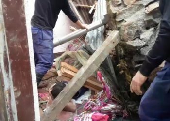 গুৱাহাটীত ভয়ংকৰ ভূমিস্খলনৰ ঘটনা; তিনিগৰাকী লোক গুৰুতৰভাৱে আঘাতপ্ৰাপ্ত