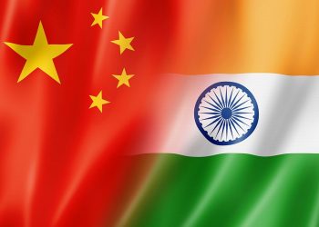 China and India flag