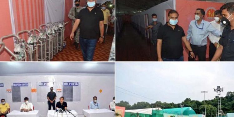 Assam health minister Himanta Biswa Sarma inaugurates 900-bed COVID19 hospital in Guwahati
