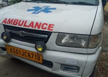 An ambulance found carrying vegetables amid lockdown in Guwahati