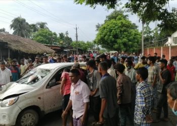মাৰ্ঘেৰিটাত পথ দুৰ্ঘটনাত এজন লোক নিহত হোৱাক কেন্দ্ৰ কৰি উত্তপ্ত পৰিস্থিতি