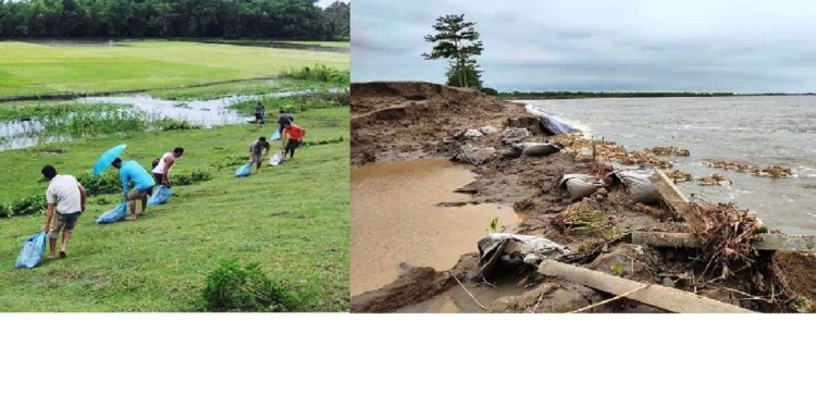 Threat to Sisi-Tekeliphuta Embankment as flood situation turns grim in Lakhimpur
