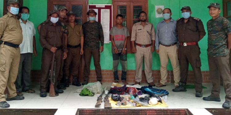 One poacher arrested with arms at Nameri National Park