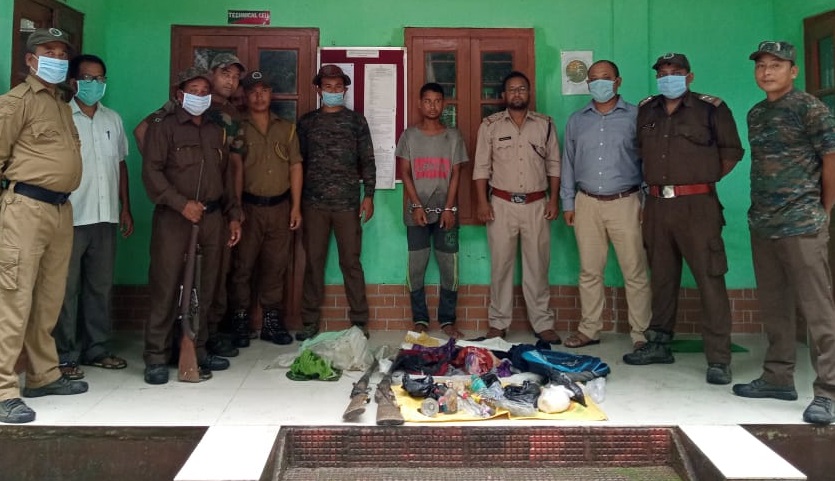 One poacher arrested with arms at Nameri National Park