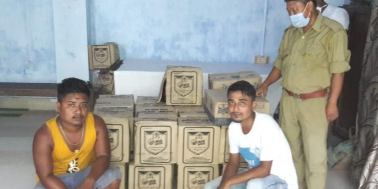Illegal liquor seized in Margherita's Jagun Ghat, two sent to jail