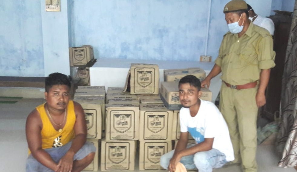 Illegal liquor seized in Margherita's Jagun Ghat, two sent to jail