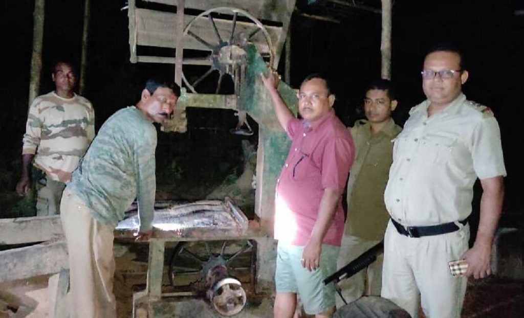 Illegal saw mill seized in Nagaon’s Samaguri